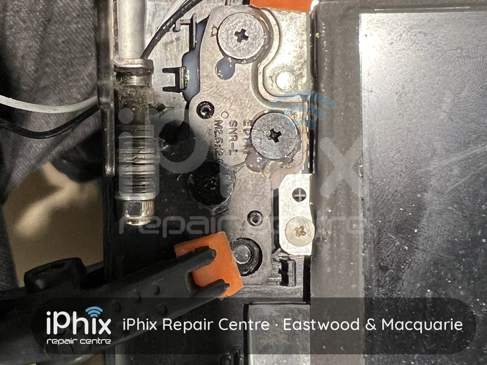 Surface hinge & housing repair at iPhix Repair Centre — Eastwood & Macquarie Centre, Sydney