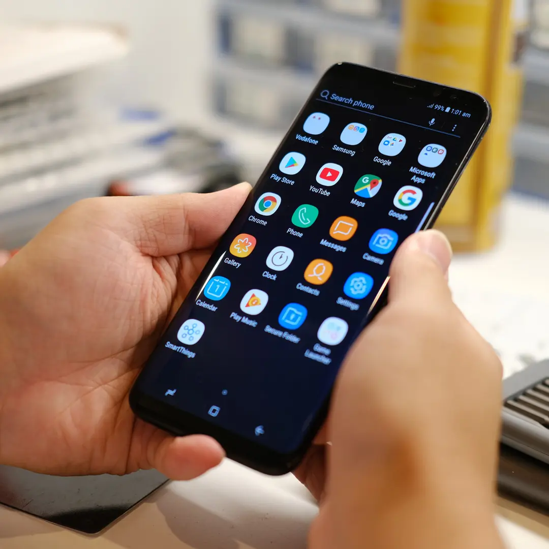 iPhix technician repairing a phone