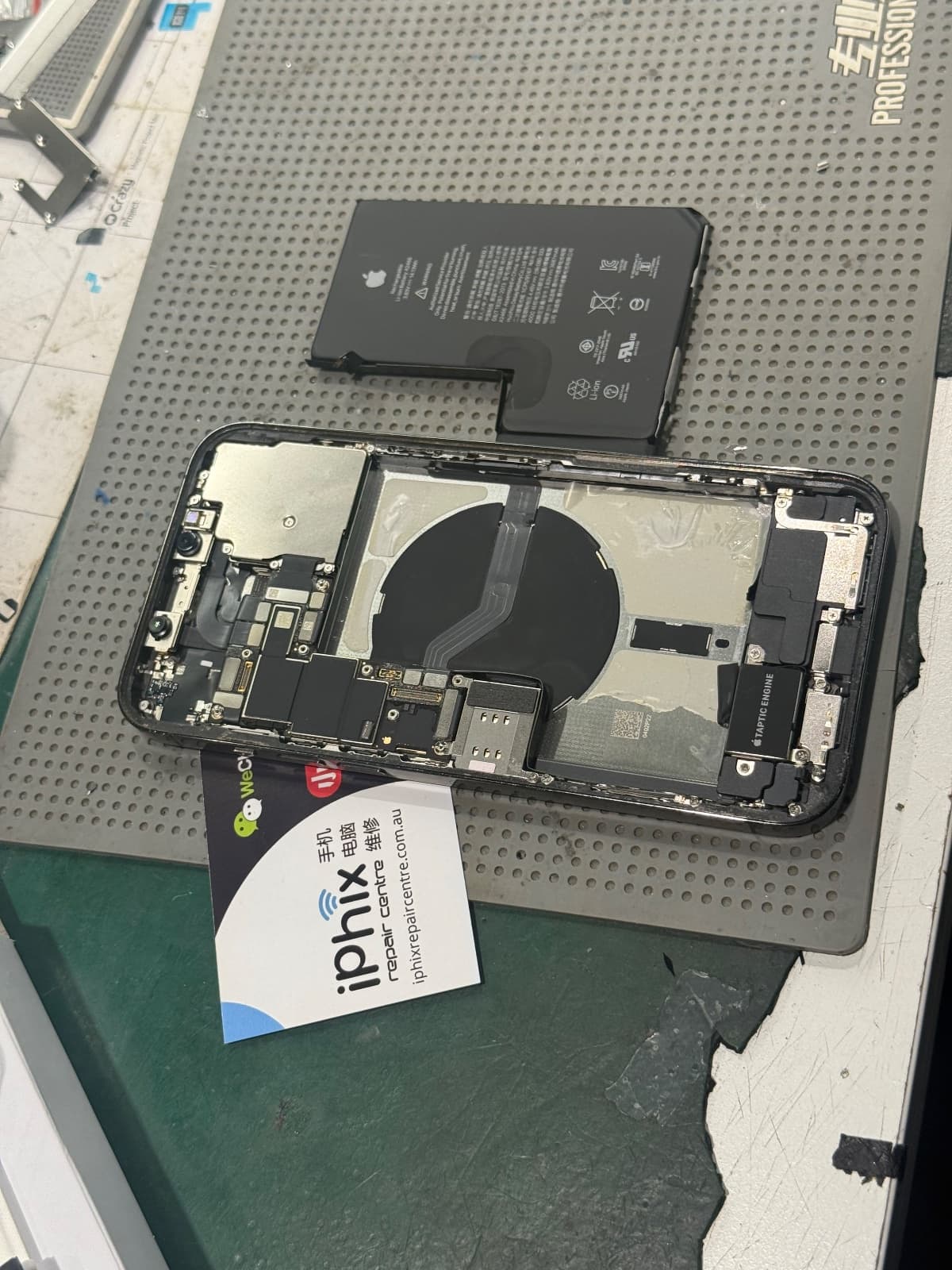 iPhone 12 Pro Max battery replacement at iPhix Repair Centre — Eastwood & Macquarie Centre, Sydney