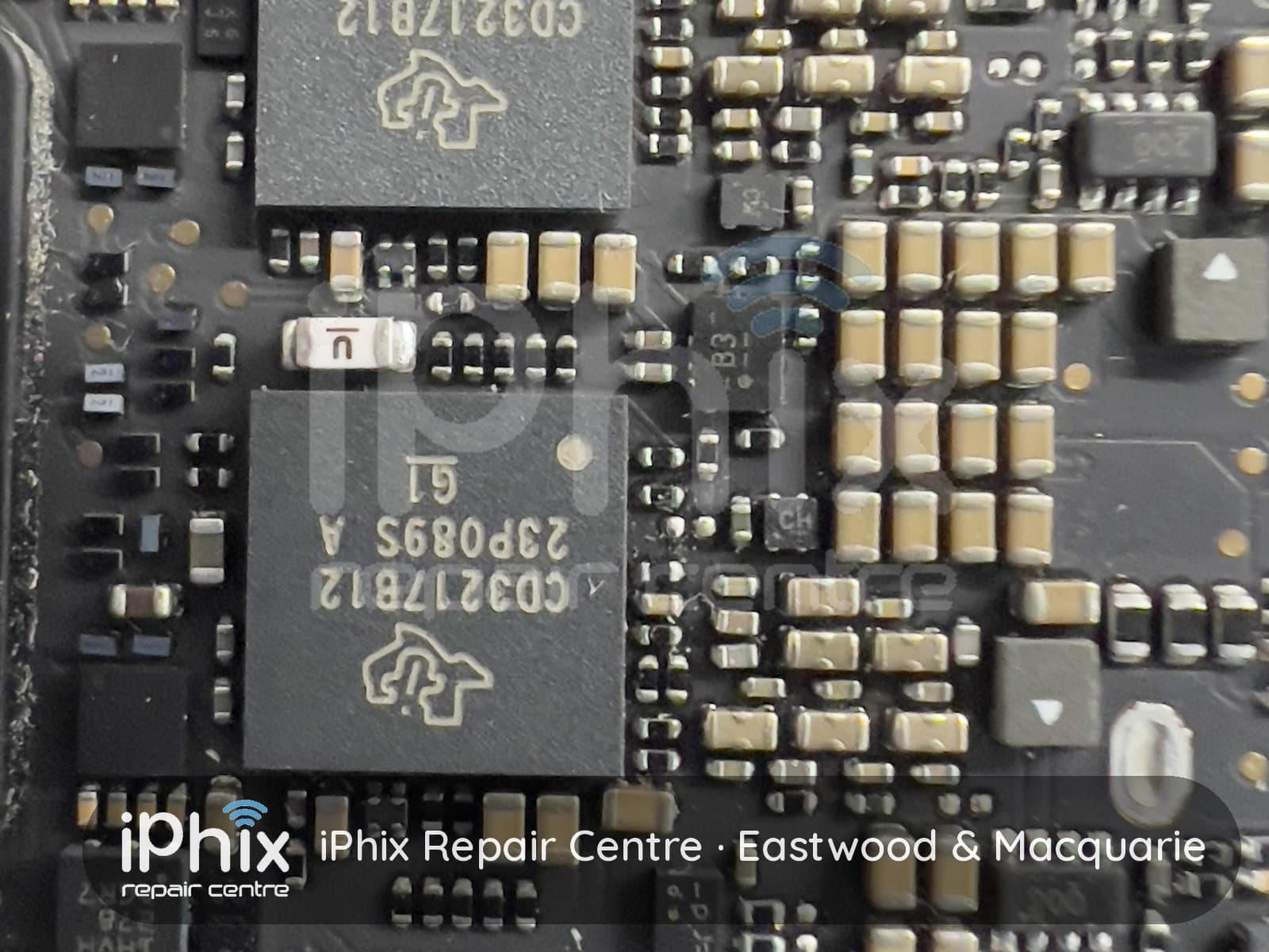MacBook Air 13" (M5, 2026) motherboard repair at iPhix Repair Centre — Eastwood & Macquarie Centre, Sydney