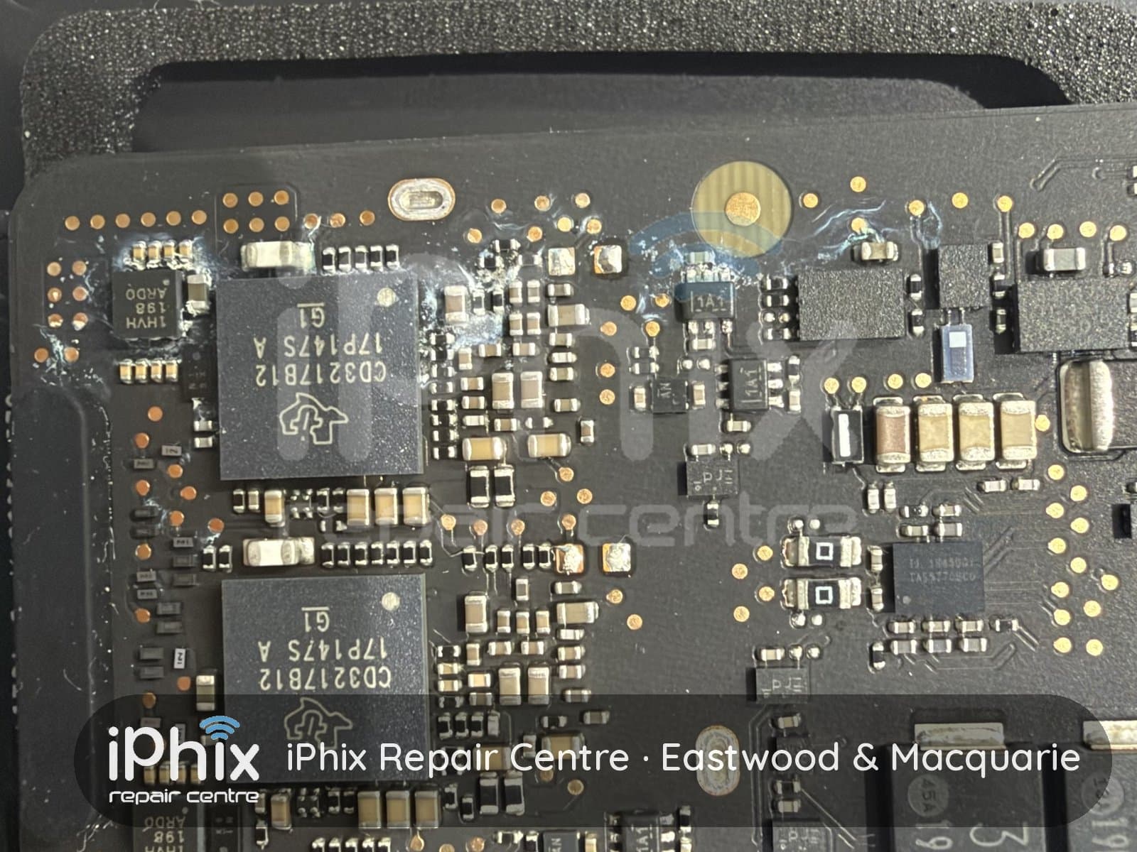 MacBook Pro 13" (M1, 2020) motherboard repair at iPhix Repair Centre — Eastwood & Macquarie Centre, Sydney