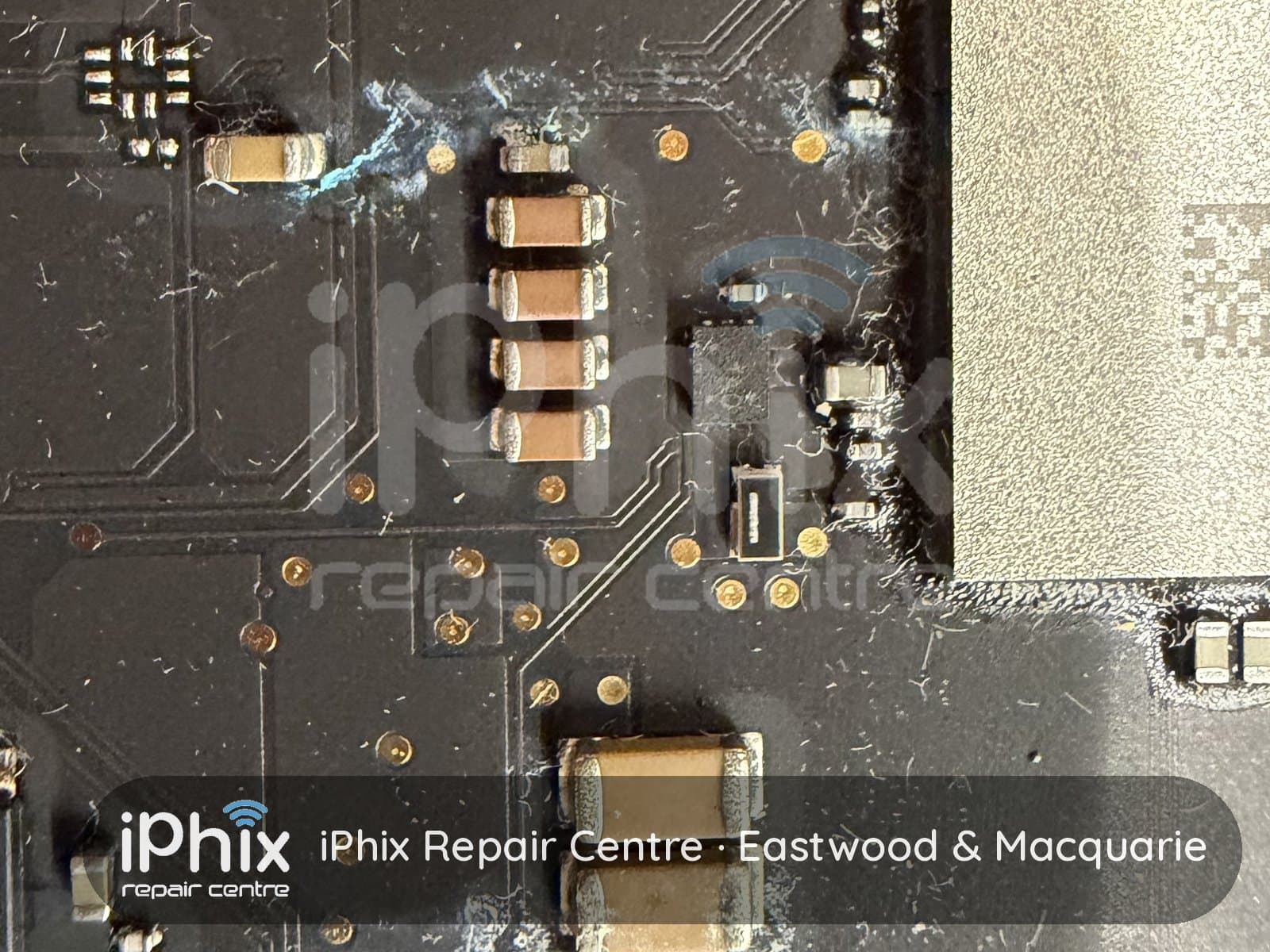 MacBook Pro 16" (M5 Pro/Max, 2026) water damage treatment at iPhix Repair Centre — Eastwood & Macquarie Centre, Sydney