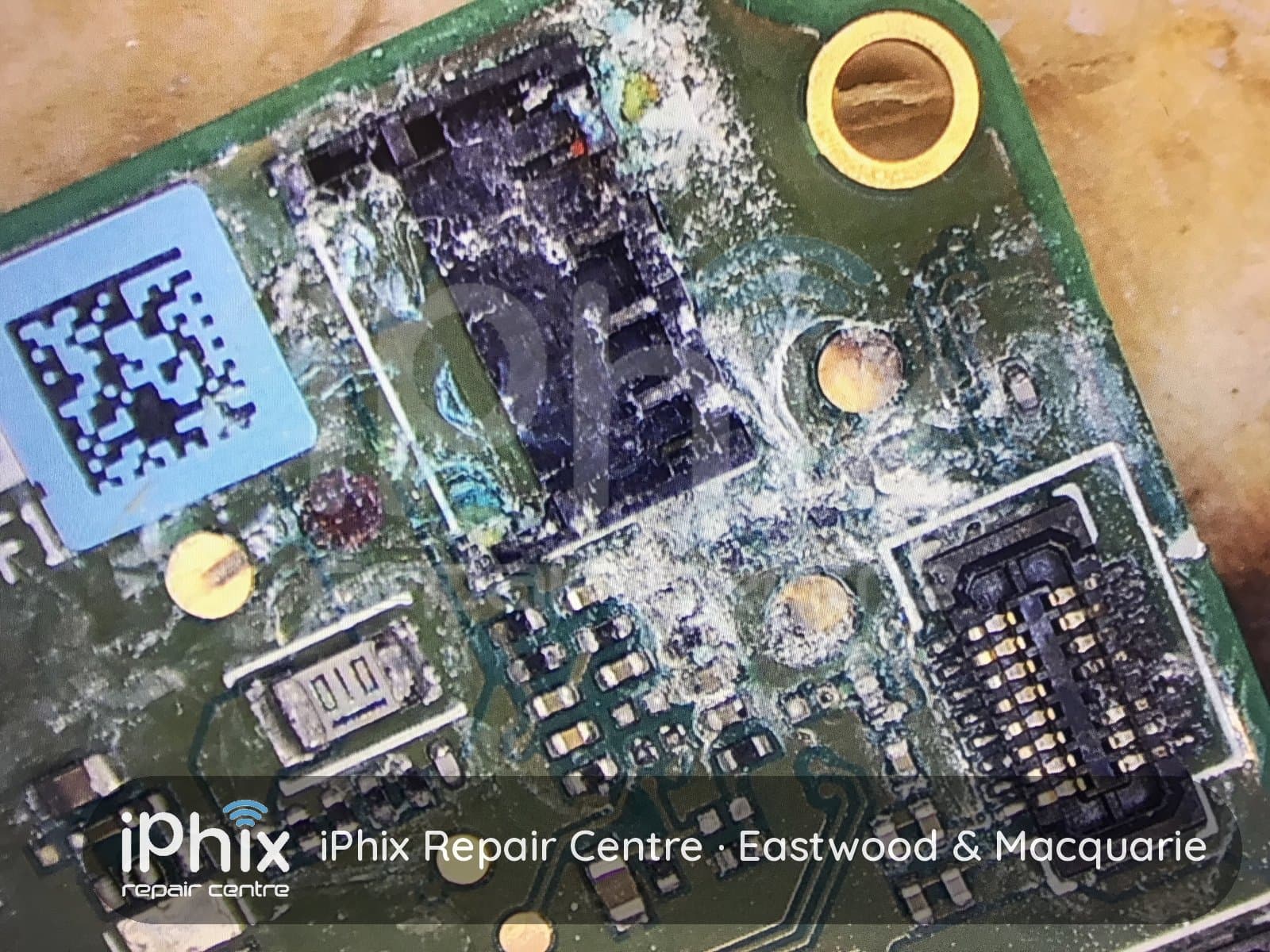 Water Damage Treatment at iPhix Repair Centre Eastwood